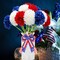 12pcs Artificial Chrysanthemums Flowers of 4th of July Decorations Tabletop Decorations